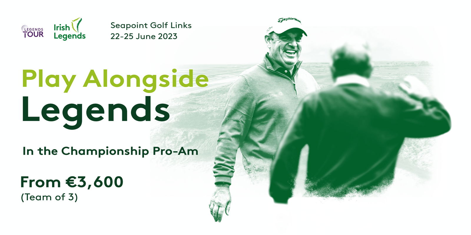 Winning Ryder Cup captain Paul McGinley to tee it up at Irish Legends